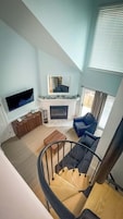 公寓式客房, 多张床, 壁炉, 山景 (1 Br Plus Loft: Whistlepunk 43) | 客房景观