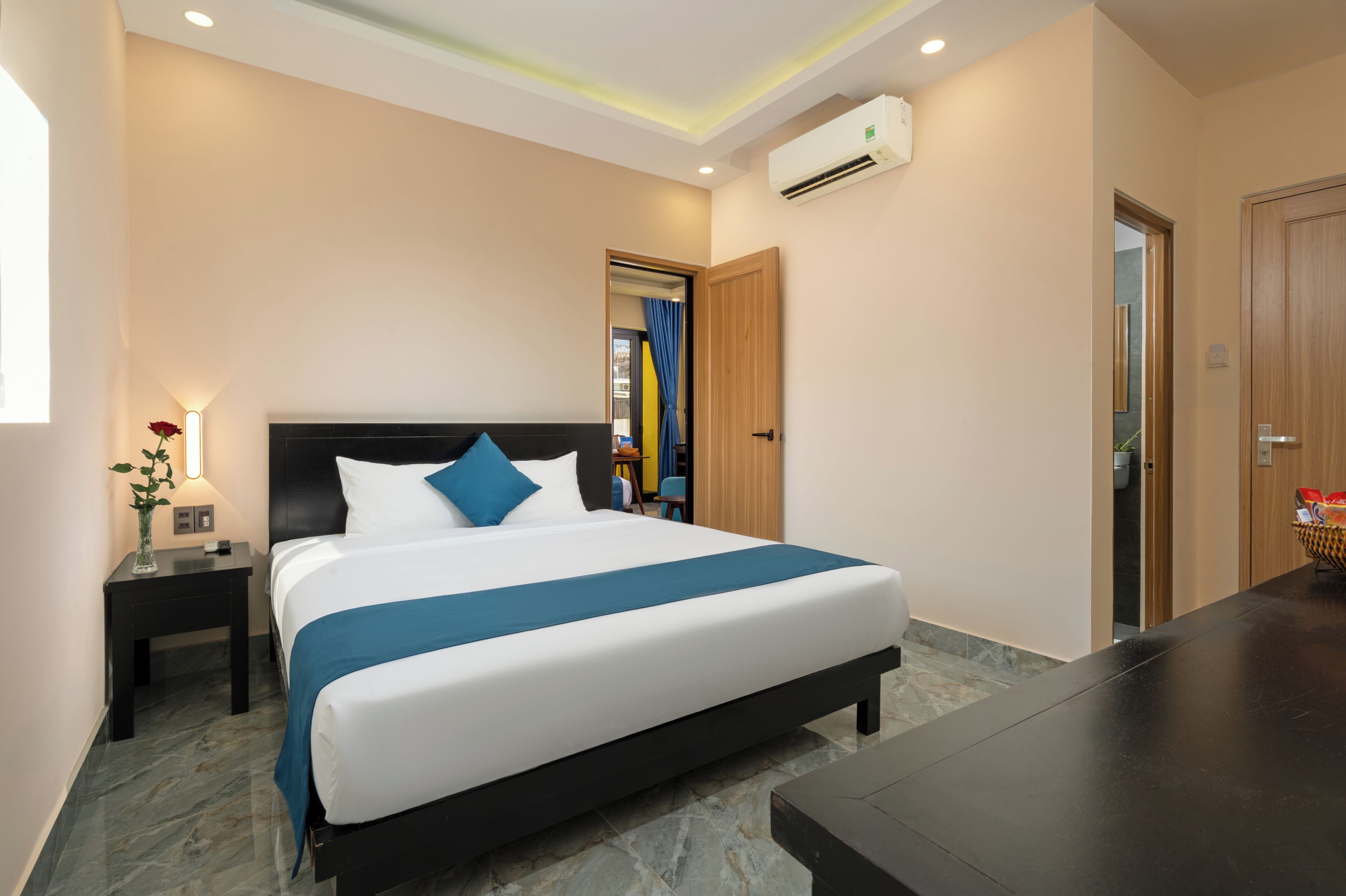 Familjerum för fyra - utsikt mot poolen