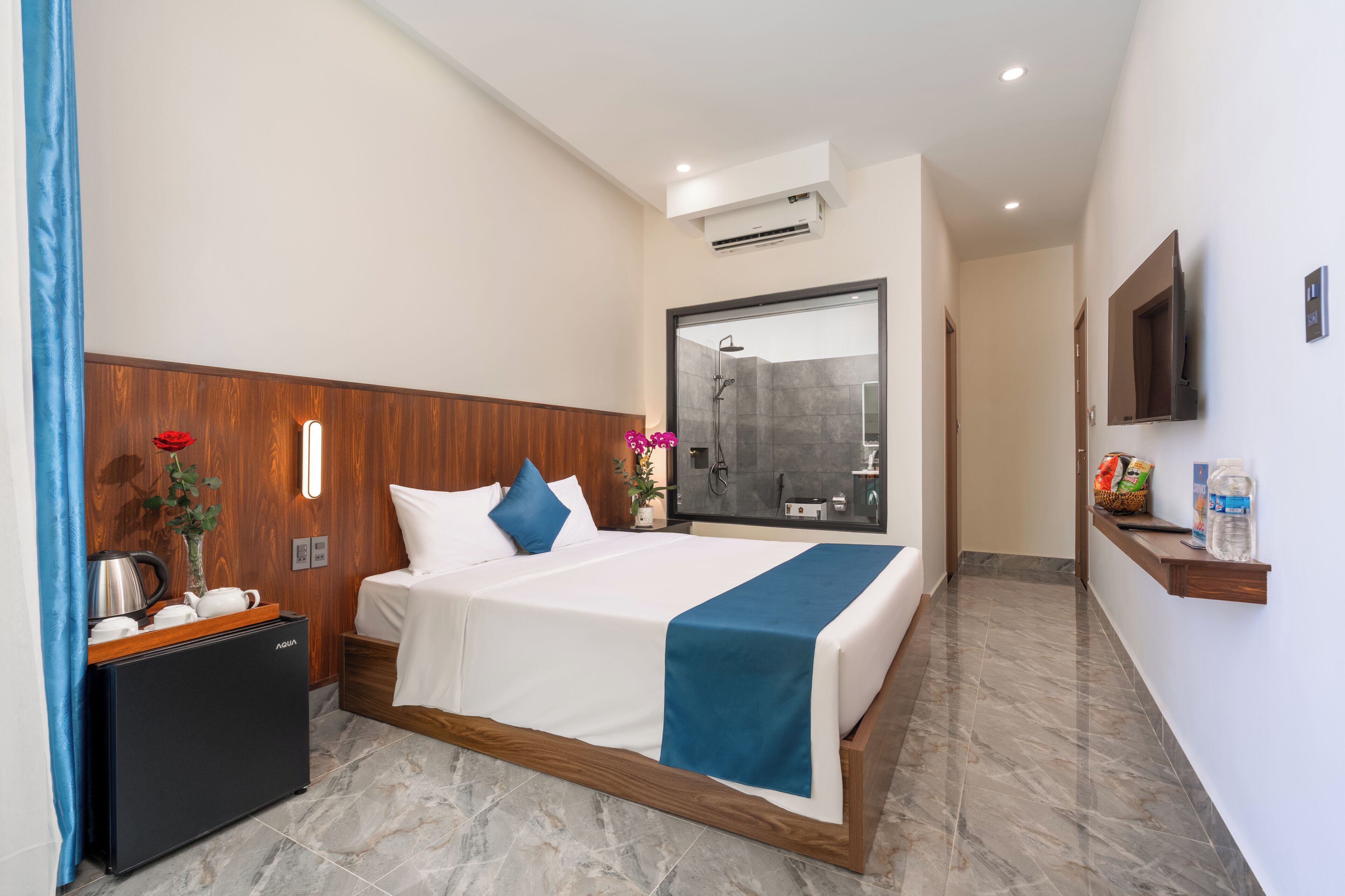 Standard dubbelrum för 1 person - utsikt mot trädgården