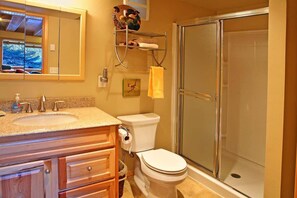 Shower, hair dryer
