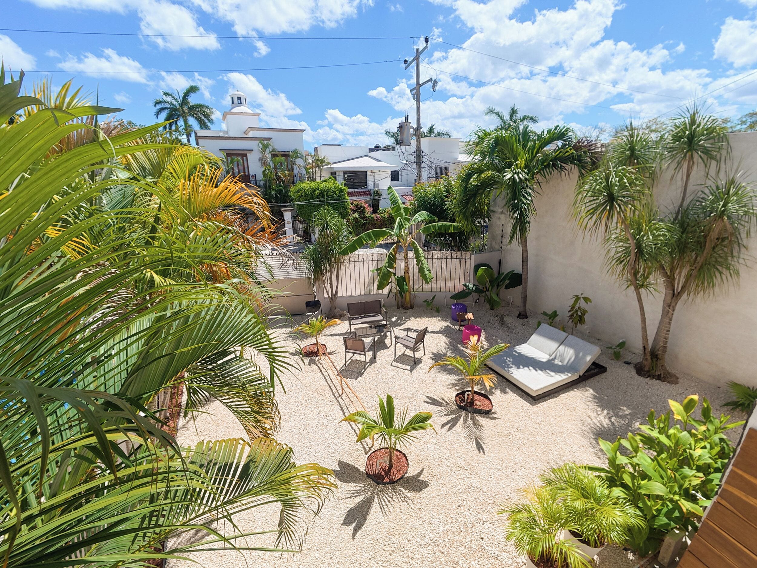 Apartment, 1 King Bed, Kitchen, Garden View | Terrace/patio