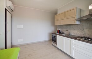 Fridge, microwave, stovetop, coffee/tea maker - 1 bedroom cozy apartment in Ricadi (Ricadi)