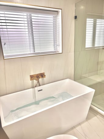 Hair dryer, bidet, towels, soap. Private Luxury Suite Near Ferry, Airport, Vancouver & Free Private Parking