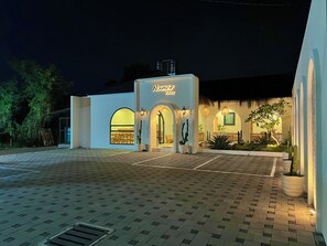 Front of property – evening/night - Numar Villas Jogja (Sleman)