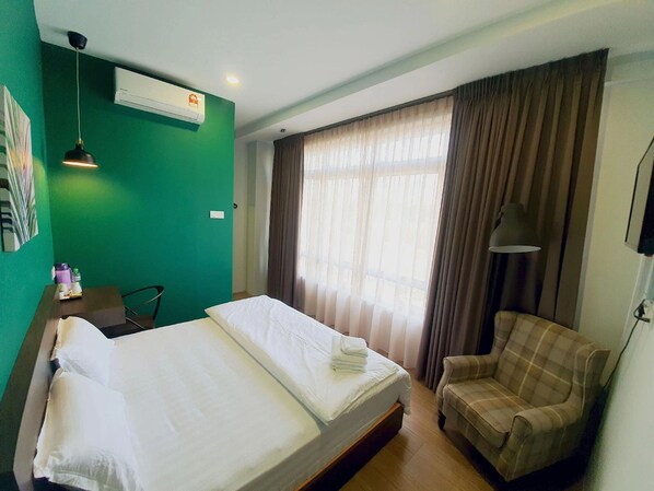 Chambre Double Deluxe, 1 trĂšs grand lit | Wi-Fi gratuit, draps fournis