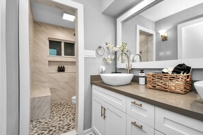 Luxury-Haus, 4 Schlafzimmer, Nichtraucher, eigener Pool | Badezimmer