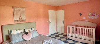 Family villa private pool 8pers 20 min from Fontainebleau