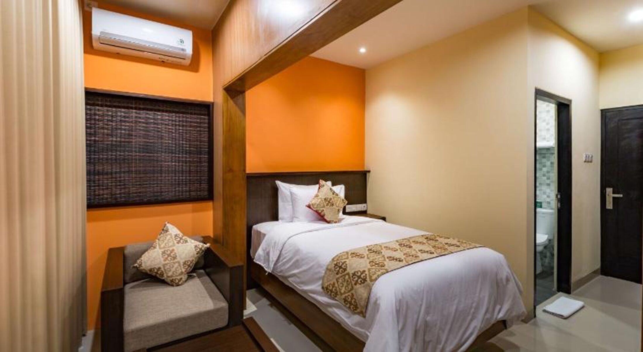 Enkeltrom – deluxe, byutsikt