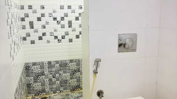 Shower, soap, shampoo