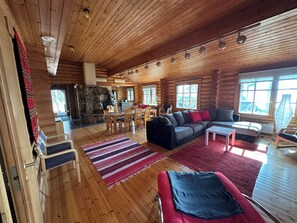 Ferienhaus, Seeblick | Wohnbereich