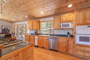 Private kitchen - Near Kings Beach | Hot Tub | Trails Nearby | Spacious Tahoe Retreat (Tahoe Vista)