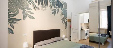 2 habitaciones, tabla de planchar con plancha y wifi gratis
