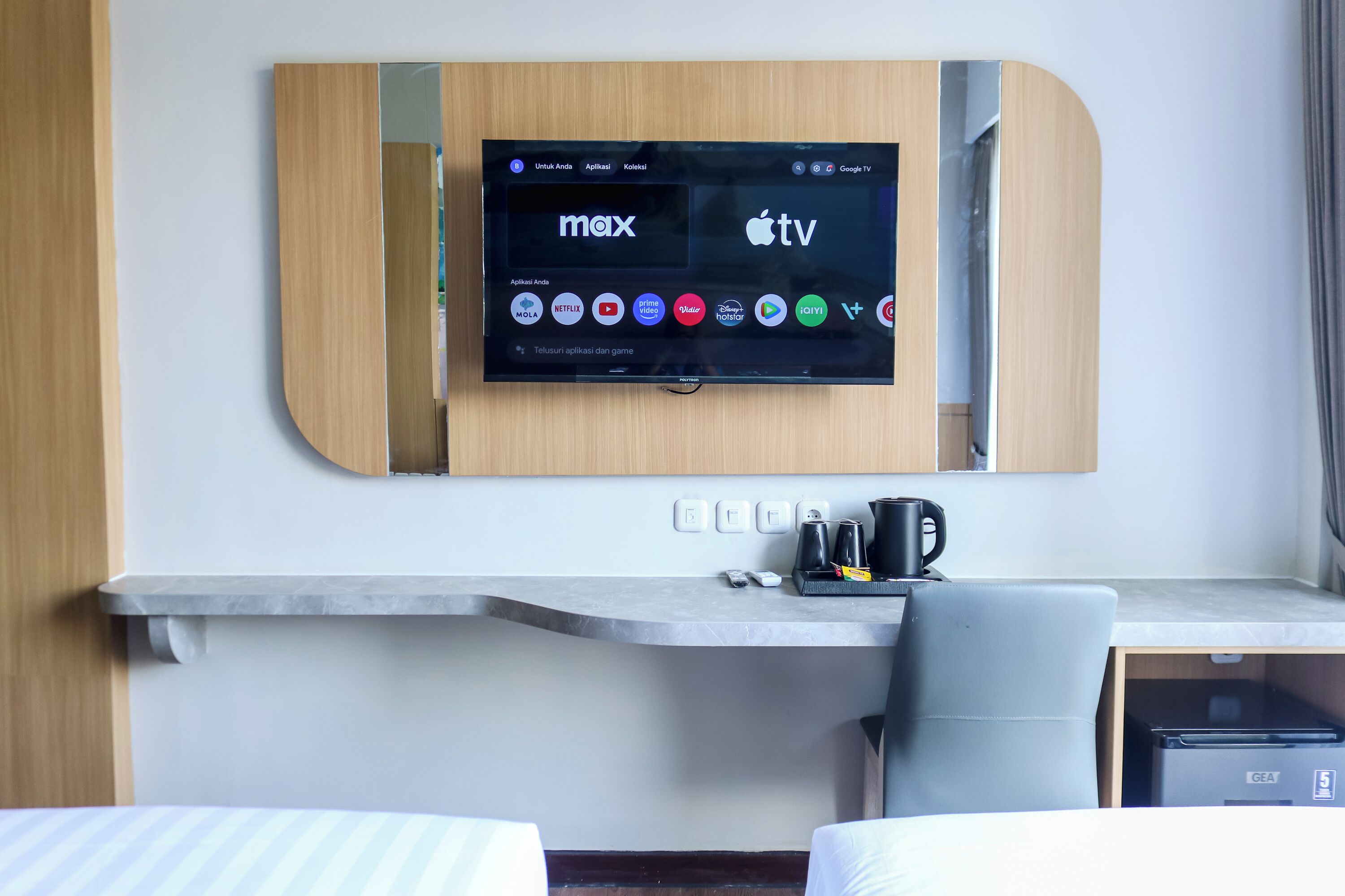 Habitación Deluxe con 2 camas individuales, balcón, vistas a la montaña