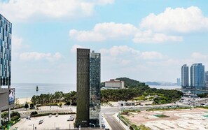 숙박 시설에서 보는 주변 전망