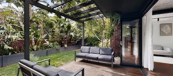 Sunlit 3-Bed Coastal Stay with Private Deck