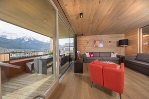 Terrace/patio - Alpine Stay, Sauna & Fireplace (Bramberg am Wildkogel)