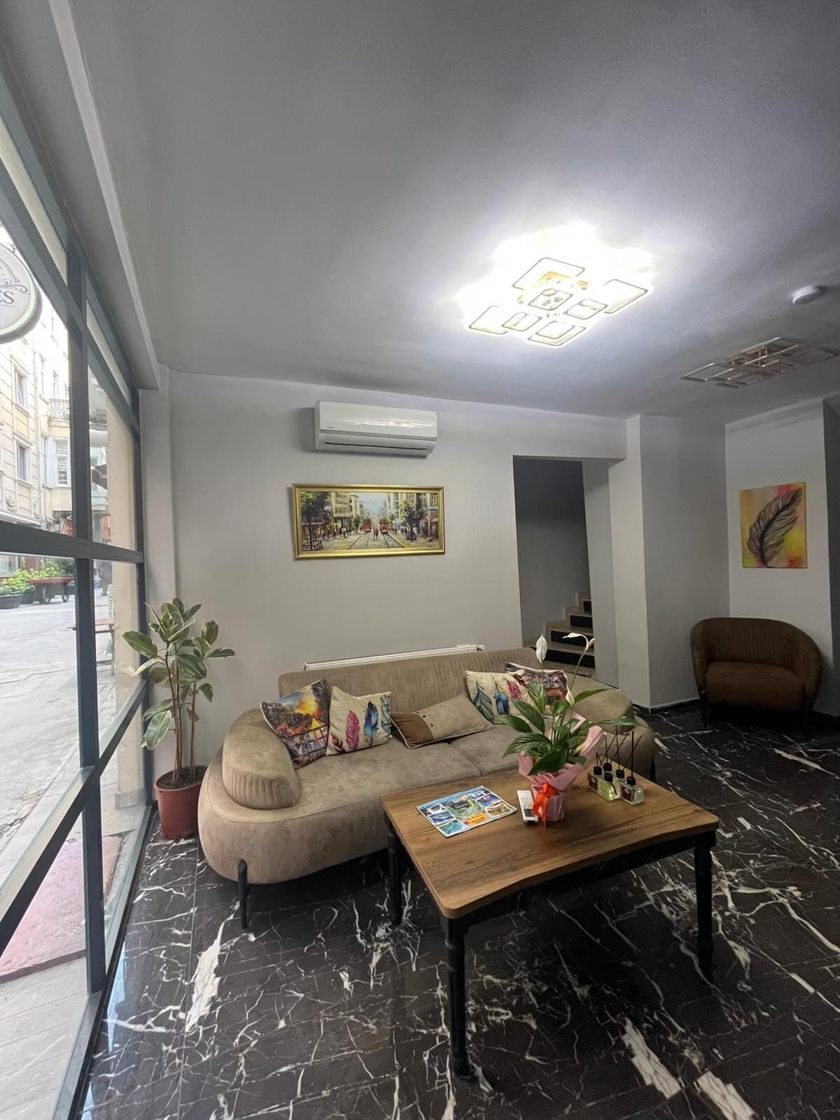 Lobby sitting area