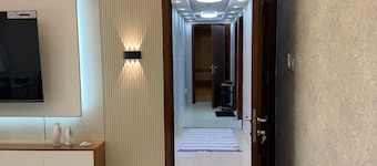 Luxury Al Khor Waterfront Retreat Designer 1BR in Orient Towers Panoramic Views