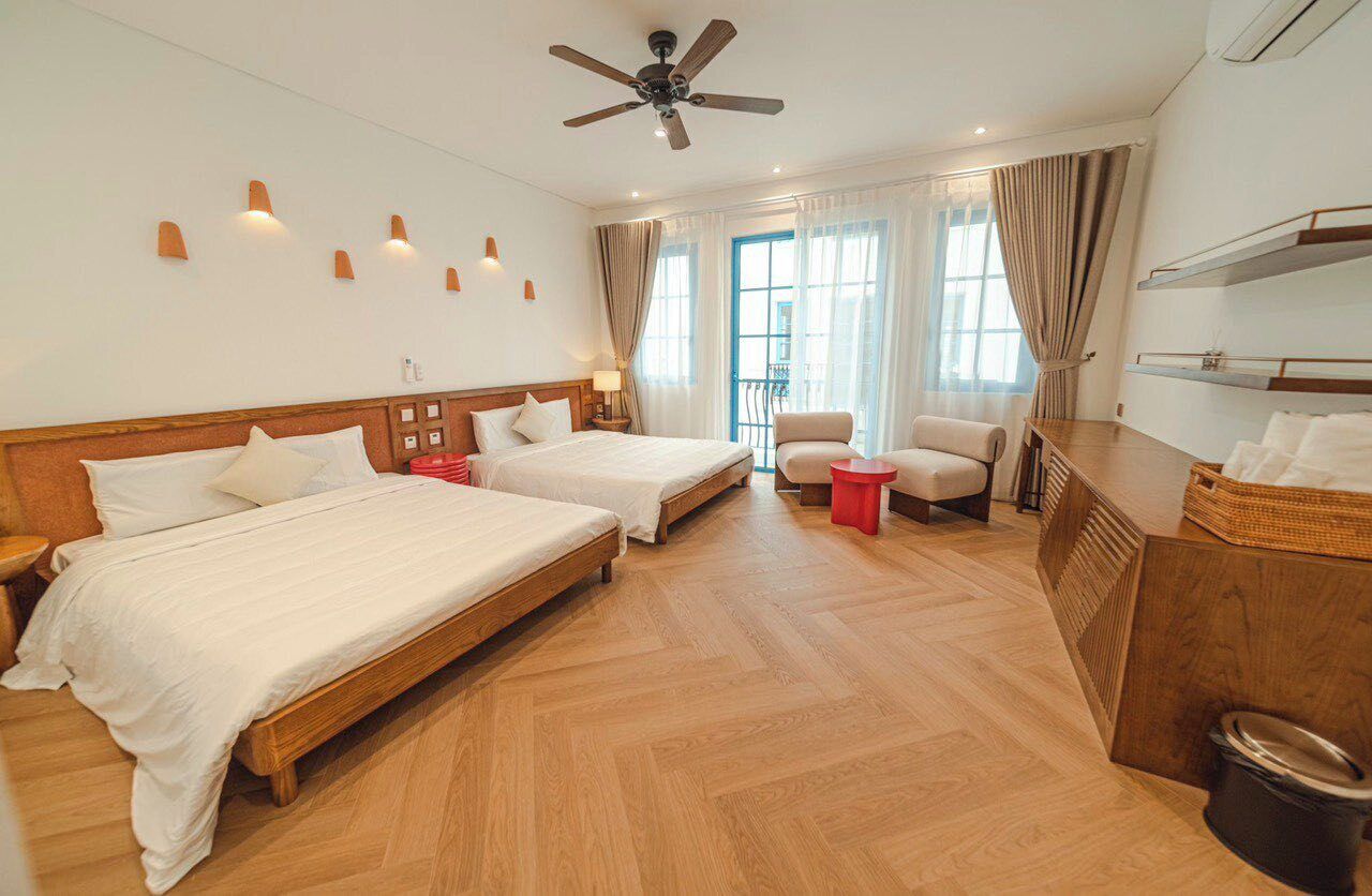 Deluxe Double or Twin Room, Beach View