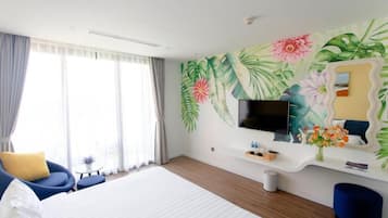 Double Room, 1 King Bed with Sofa bed, Balcony