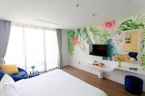 Double Room, 1 King Bed with Sofa bed, Balcony