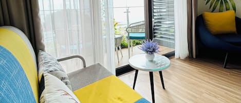Double Room, 1 King Bed with Sofa bed, Balcony