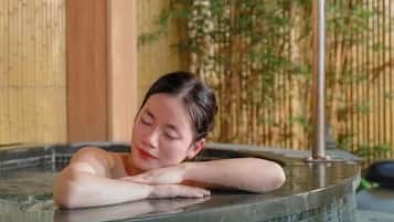 Double Room, 1 King Bed with Sofa bed, Balcony | Spa | Sauna, hot tub, steam room, hot springs/mineral springs, body treatments