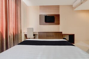 1 slaapkamer, een bureau, gratis wifi, beddengoed