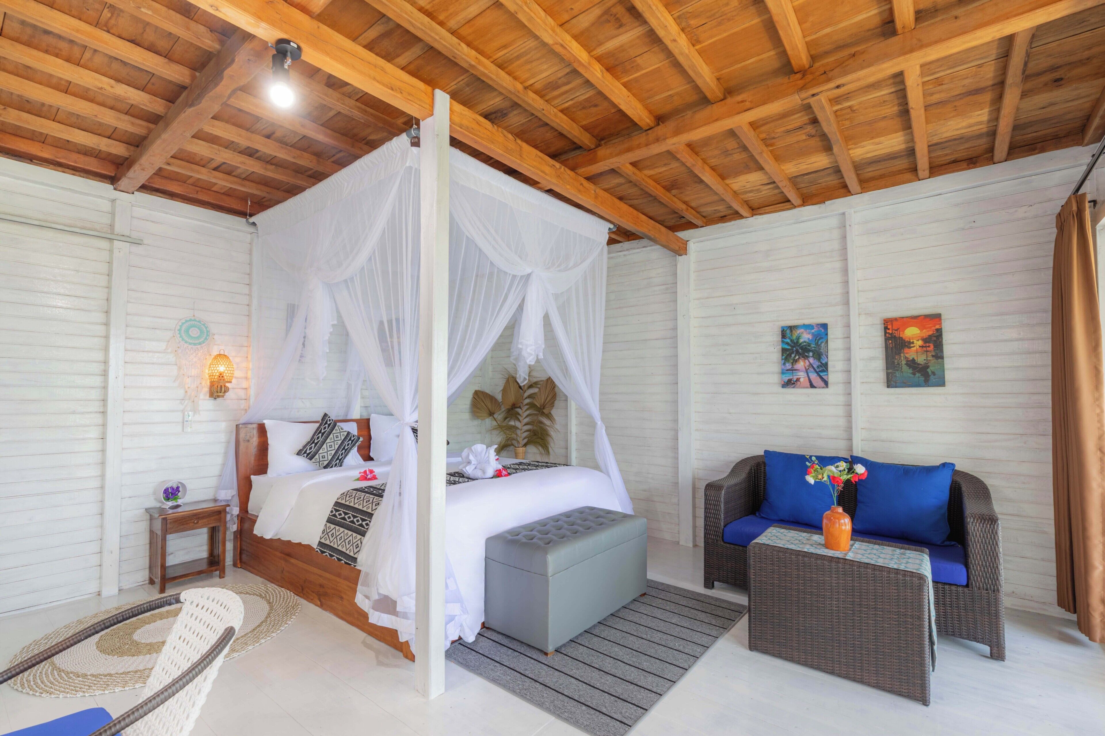 Wifi gratis y ropa de cama
