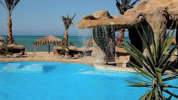 3 outdoor pools