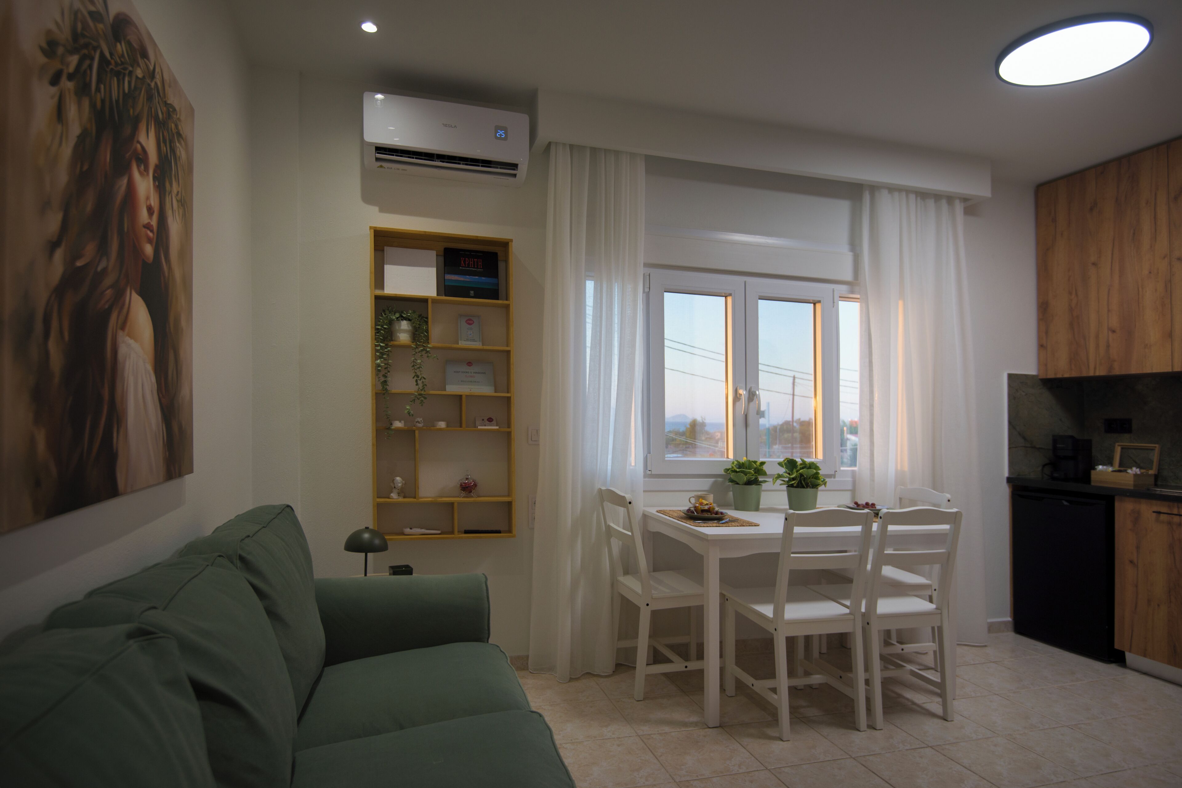 Superior 2 Bedroom Apartment Sea View | Living area | 43-inch LED TV with digital channels