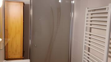 Shower, hair dryer