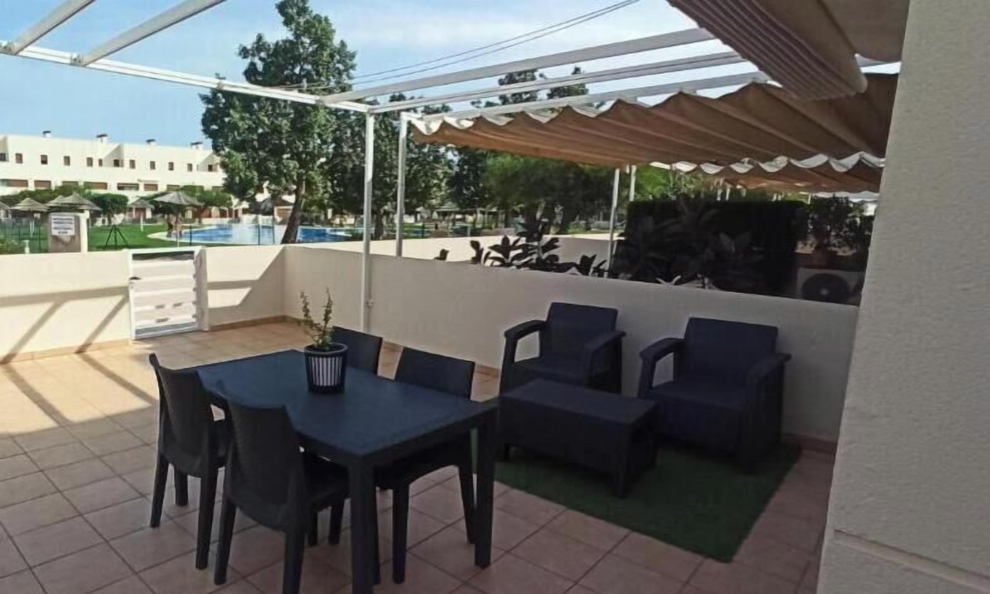Apartment, 1 Bedroom, Terrace, Garden View | Outdoor dining