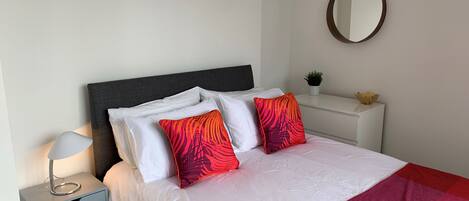 2 bedrooms, iron/ironing board