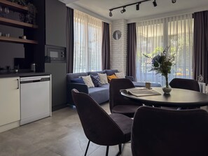 Living area - Qoople Prive 6 - Cozy 1-bedroom apartment in charming Alanya (Alanya)