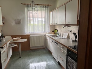 Oven, stovetop, dishwasher