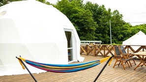 Outdoor dining - North Glamper Furano (Kamifurano)