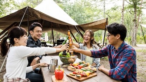 Outdoor dining - Labo Land Kurohime (Shinano)
