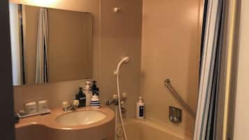 Secador de pelo, jabón, shampoo
