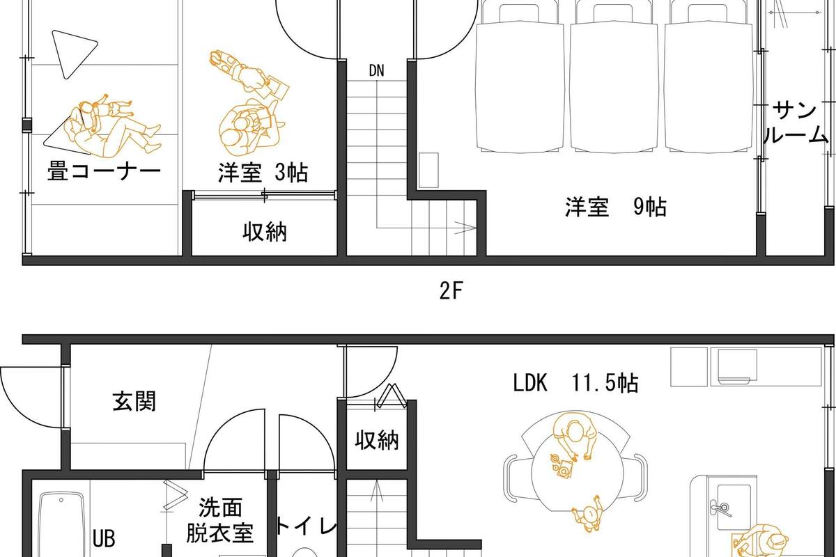 ผังชั้นอาคาร