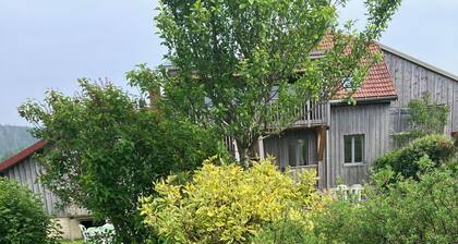 Studio "L'Herba" overlooking fields.