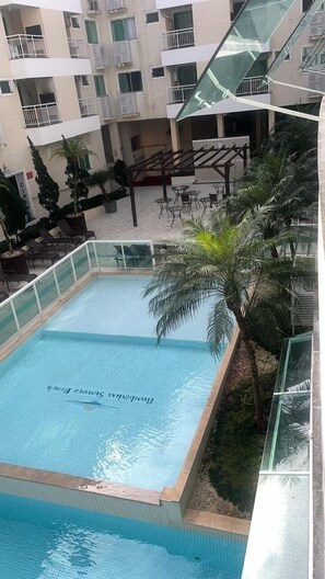 Pool - Exclusive Apartment in Bombinhas Summer Beach with view to the Morro (Bombinhas)