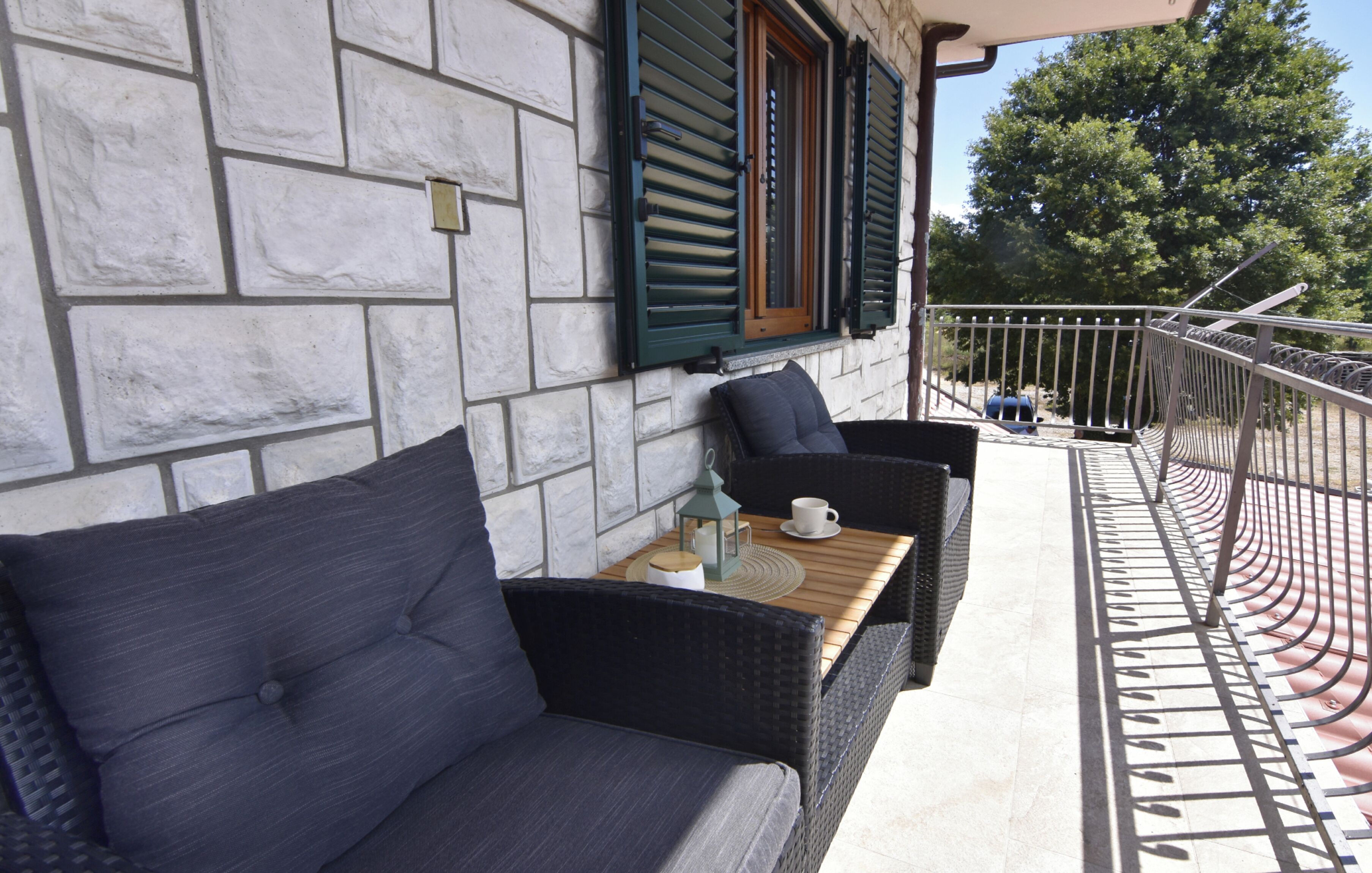 Appartement, 2 chambres, balcon, vue sur le jardin | Salle de séjour