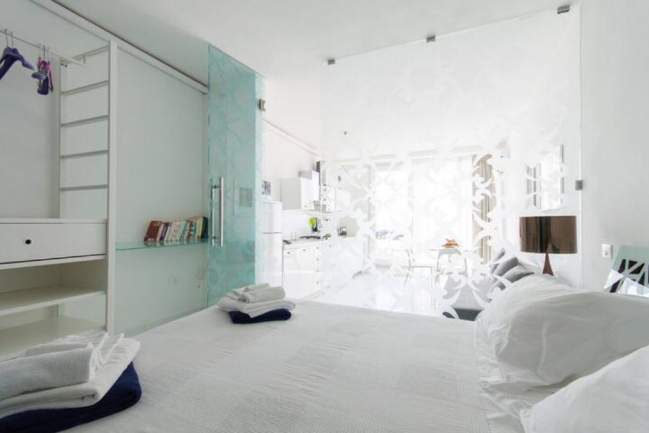 8 Schlafzimmer, Bügeleisen/Bügelbrett, Reisekinderbett