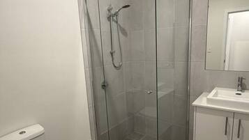 Shower, hair dryer