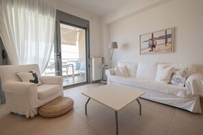 TV - Melia Mare Seaview Apartment by Rentals Pro - Fourka Halkidiki (Fourka)