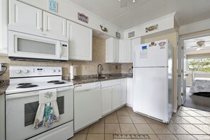 Microwave, dishwasher - Charming 1 Bedroom, Two Bath Condo in Desirable North Ocean City (Ocean City)