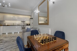 Dining - Apartment 16 is a stunning one bedroom garden apartment in Chelston (Torquay)