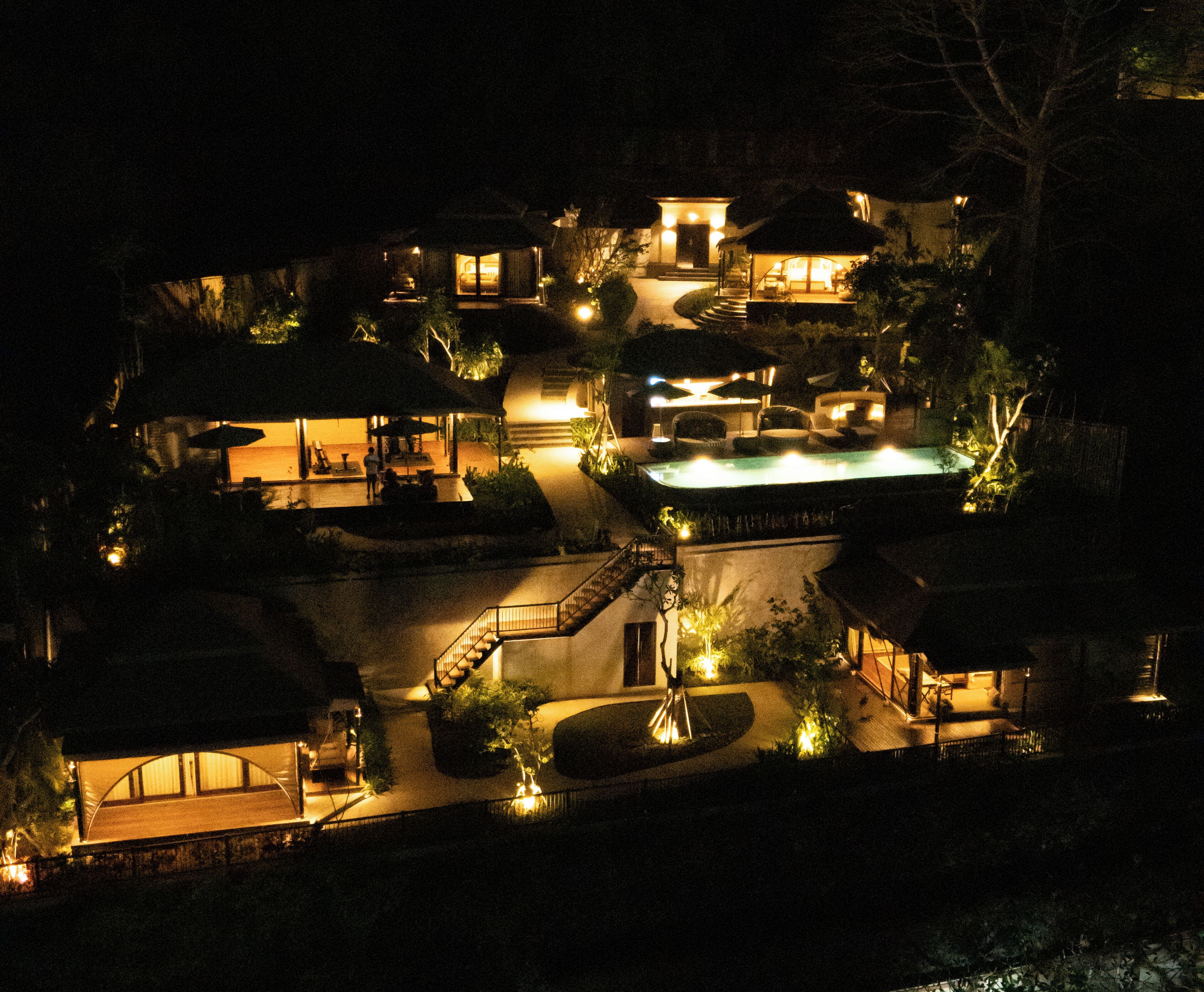 Front of property - evening/night