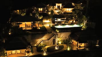 Front of property – evening/night